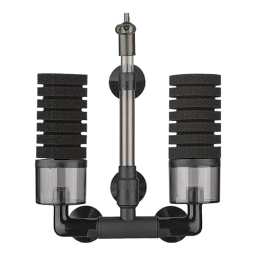 Aquariumfilter – rotierender ausziehbarer -Bio-Filter, Fischtanks Eckfilter | Multifunktionaler luftbetriebener mechanischer und sauerstoffspendender Bio-Filtration, verstellbarer Auslass für von Fmzrbnih