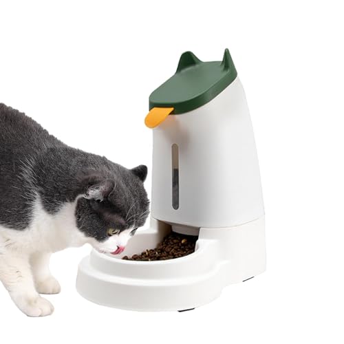 Automatischer Katzenfutterautomat, automatischer Wasserspender für Haustiere | Automatischer Wasserspender für Katzen - Wiederverwendbarer Katzentrinkbrunnen für mittelgroße kleine Hunde und Katzen von Fmzrbnih
