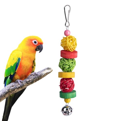 Cockatiel Toys - Vogelkäfigdekoration, Vogelkauspielzeug | Naturholzvögel Rattan Ball, Vogelkäfigspielzeug Für Wellensittiche, Lovebirds, Darlegende, Sheilige, Cockatatoos, Afrikanische Graue Papageie Cockatiel Toys - Vogelkäfigdekoration, Vogelkauspielzeug | Naturholzvögel Rattan Ball, Vogelkäfigspielzeug Für Wellensittiche, Lovebirds, Darlegende, Sheilige, Cockatatoos, Afrikanische Graue Papageie von Fmzrbnih