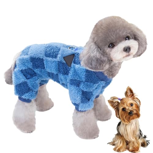 Dog Fleece Jacket - Dog Jacket Clothes, Warm Small Winter Dog Jacket | Four-Legged Dog Jacket with D Ring Dog Fleece Vest, Dog Jackets Dog Sweater for Autumn and Winter, Small Dogs Dog Fleece Jacket - Dog Jacket Clothes, Warm Small Winter Dog Jacket | Four-Legged Dog Jacket with D Ring Dog Fleece Vest, Dog Jackets Dog Sweater for Autumn and Winter, Small Dogs von Fmzrbnih