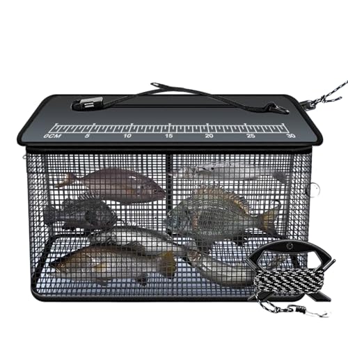 Faltbares Fischernetz – tragbarer Fischkorb reflektierend | Robuster Organisationskäfig für lebende Krebse für Vater Nachbar Freund Onkel Faltbares Fischernetz – tragbarer Fischkorb reflektierend | Robuster Organisationskäfig für lebende Krebse für Vater Nachbar Freund Onkel von Fmzrbnih