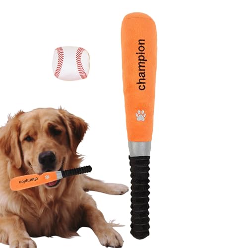 Fmzrbnih Baseballschläger-Hundekauspielzeug,Plüsch-Baseball-Hundespielzeug,Baseballschläger, Welpenzubehör, integriertes Quietschen | Welpen-Beißspielzeug, Kauspielzeug für Welpen, zum Zahnen Fmzrbnih Baseballschläger-Hundekauspielzeug,Plüsch-Baseball-Hundespielzeug,Baseballschläger, Welpenzubehör, integriertes Quietschen | Welpen-Beißspielzeug, Kauspielzeug für Welpen, zum Zahnen von Fmzrbnih