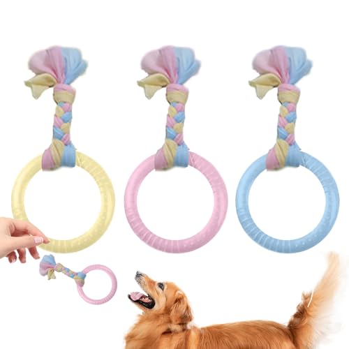 Fmzrbnih Hundespielzeug für Welpen | Hundespielzeug für Welpen | Interaktives Hundespielzeug Welpe Beißring Hundeball mit Seil & interaktives Spielzeug für Indoor Outdoor Welpen Fmzrbnih Hundespielzeug für Welpen | Hundespielzeug für Welpen | Interaktives Hundespielzeug Welpe Beißring Hundeball mit Seil & interaktives Spielzeug für Indoor Outdoor Welpen von Fmzrbnih
