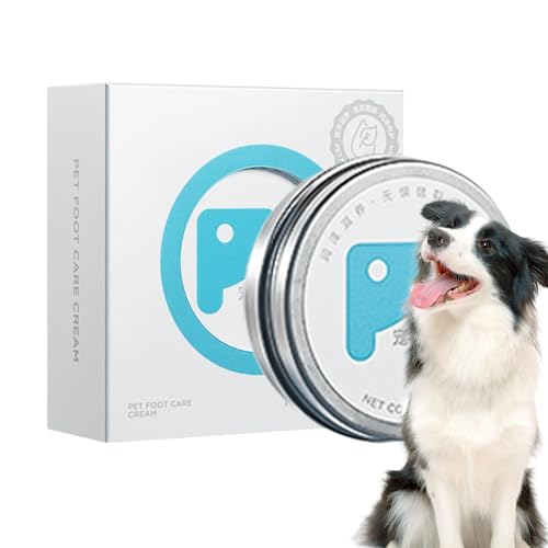 Fmzrbnih Paw Rescue Balsam, 20 g, natürliche Creme-Butter, Licksafe Pfoten-Pad-Lotion, Pfoten-Feuchtigkeitscreme für rissige Pfoten, Hundepfotenschutz für heiße Gehwege, Hundepfotenwachs für trockene Fmzrbnih Paw Rescue Balsam, 20 g, natürliche Creme-Butter, Licksafe Pfoten-Pad-Lotion, Pfoten-Feuchtigkeitscreme für rissige Pfoten, Hundepfotenschutz für heiße Gehwege, Hundepfotenwachs für trockene von Fmzrbnih