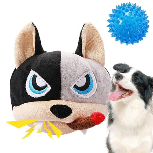 Fmzrbnih Schnüffelspielzeug für Hunde, Plüsch-Training, Hundespielzeug mit Tennisball, weich, bissfest, Zahnreinigung, Kauspielzeug für Langeweile und Stimulation Fmzrbnih Schnüffelspielzeug für Hunde, Plüsch-Training, Hundespielzeug mit Tennisball, weich, bissfest, Zahnreinigung, Kauspielzeug für Langeweile und Stimulation von Fmzrbnih