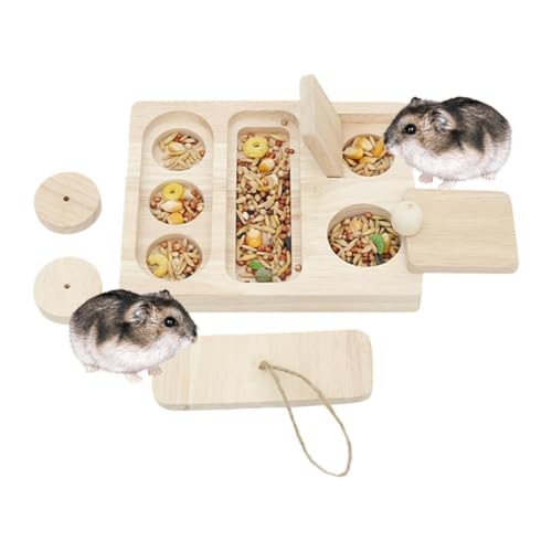 Futterplatte für Hamster – Futterspielzeug für Hamster | Multi-Grid Igel-Futtertablett für Landschaftsbau Futterplatte für Hamster – Futterspielzeug für Hamster | Multi-Grid Igel-Futtertablett für Landschaftsbau von Fmzrbnih