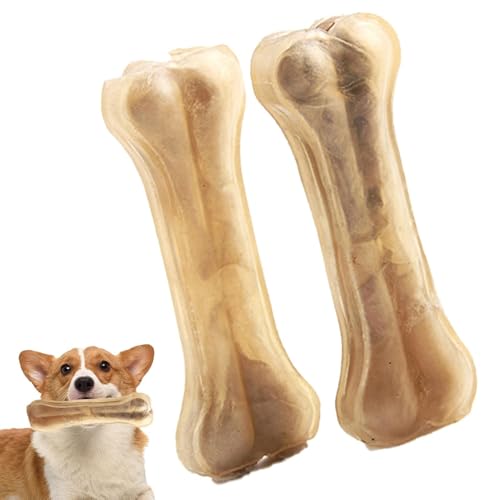 Hunde-Beißknochen – Beißstab mit Rindfleischgeschmack, Beißknochen für Hunnde | Zuverlässiges und bissfestes -Kauspielzeug, multifunktionales -Kauknochen zum Zahnen für kleine und mittelgroße von Fmzrbnih
