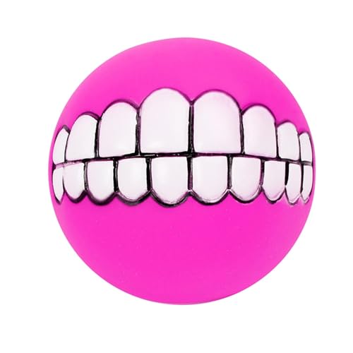 Hundeball Quietschspielzeug, Kauspielzeugball für Hunde - Interaktiver Quietschball für Haustiere | Welpen-Kaugeräusch-Spielzeug, interaktives Haustierspiel, sicheres PVC für Zuhause, Reisen, Outdoor Hundeball Quietschspielzeug, Kauspielzeugball für Hunde - Interaktiver Quietschball für Haustiere | Welpen-Kaugeräusch-Spielzeug, interaktives Haustierspiel, sicheres PVC für Zuhause, Reisen, Outdoor von Fmzrbnih