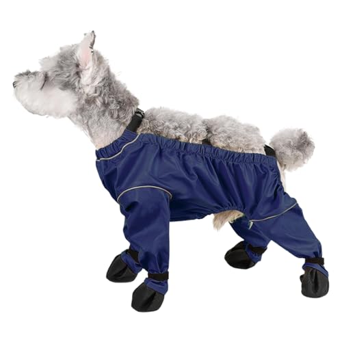 Hundehose Mit Hosenträgern – Wasserdichte Hundeschuhe, Mehrzweck-Hunde-Outdoor-Kleidung | Bequeme Anti-Rutsch-Schuhe Für Hunde Im Freien, Verstellbare Strapsstiefel Mit Verstellbaren Trägern Für Den A von Fmzrbnih