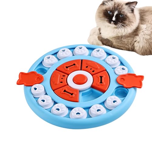 Hundeleckerli-Puzzle – Interaktiver Leckerli-Spender, Spielzeug, langsames Füttern, Hundespielzeug, um sie zu beschäftigen, Katzen-Teller-Labyrinth, Hundepuzzles für intelligente Hunde Hundeleckerli-Puzzle – Interaktiver Leckerli-Spender, Spielzeug, langsames Füttern, Hundespielzeug, um sie zu beschäftigen, Katzen-Teller-Labyrinth, Hundepuzzles für intelligente Hunde von Fmzrbnih