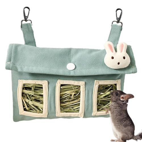 Kaninchen-Heu-Futtersack – Hänge-Heu-Futtersack, Tragbarer Sack-Heusack | Niedlicher Hasen-Heubeutel Mit 3 Löchern, Großer Kapazität, Mehrzweck-Hasen-Heu-Futterspender Für Hamster, Kaninchen, Kleintie Kaninchen-Heu-Futtersack – Hänge-Heu-Futtersack, Tragbarer Sack-Heusack | Niedlicher Hasen-Heubeutel Mit 3 Löchern, Großer Kapazität, Mehrzweck-Hasen-Heu-Futterspender Für Hamster, Kaninchen, Kleintie von Fmzrbnih