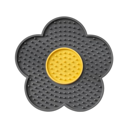 Katze Lick Matste - Blume Silikon Slow Feeder Pad | Interaktiver Behandlungspender Förderung Der Mundhygiene, Spielzeug Für Geistige Anreicherung, Nicht -Slip -Saugbasis Für Stressabbau Und Esskontrol Katze Lick Matste - Blume Silikon Slow Feeder Pad | Interaktiver Behandlungspender Förderung Der Mundhygiene, Spielzeug Für Geistige Anreicherung, Nicht -Slip -Saugbasis Für Stressabbau Und Esskontrol von Fmzrbnih