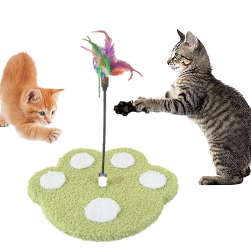 Katzenfeder-Zauberstab-Spielzeug – Tragbarer Katzen-Zauberstab, Lustiges Interaktives Katzenspielzeug | Kreatives Pfotenabdruck-Katzenspielzeug Mit Federn Und Glöckchen, Kätzchen-Katzenfederspielzeug, Katzenfeder-Zauberstab-Spielzeug – Tragbarer Katzen-Zauberstab, Lustiges Interaktives Katzenspielzeug | Kreatives Pfotenabdruck-Katzenspielzeug Mit Federn Und Glöckchen, Kätzchen-Katzenfederspielzeug, von Fmzrbnih