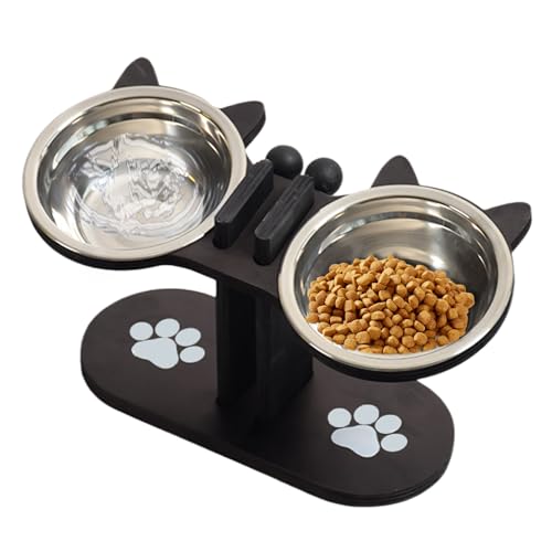 Katzenfutter Und Wassernapf Set, Kleine Hundenäpfe Mit Ständer, Haustierbrunnen Für Kätzchen Welpen Ältere Tiere Mehrhaustierhaushalte Für Innen Und Außenbereich Zur Häuslichen Katzenfutter Und Wassernapf Set, Kleine Hundenäpfe Mit Ständer, Haustierbrunnen Für Kätzchen Welpen Ältere Tiere Mehrhaustierhaushalte Für Innen Und Außenbereich Zur Häuslichen von Fmzrbnih