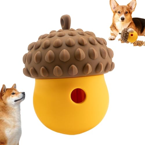 Leckerli-Spender-Spielzeug Für Hunde – Hundespielzeug In Eichelform, Welpentraining, Haustierspielzeug | Mehrzweck-Ball-Hunde-Langeweile-Buster-Spielzeug, Hundefutterspender Für Zähne, IQ-Training, Leckerli-Spender-Spielzeug Für Hunde – Hundespielzeug In Eichelform, Welpentraining, Haustierspielzeug | Mehrzweck-Ball-Hunde-Langeweile-Buster-Spielzeug, Hundefutterspender Für Zähne, IQ-Training, von Fmzrbnih