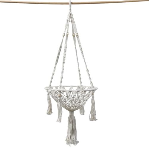 MACRame Cat Sommerbett - Hanging Swing, Seilhängematte | Handgefertigter Baumwollbäder, Gemütlicher Rastplatz Aus Baumwollwäsche Oder Dekorativer Innenraum Im Freien Mit Nettodesign Für Kätzchen, Welp MACRame Cat Sommerbett - Hanging Swing, Seilhängematte | Handgefertigter Baumwollbäder, Gemütlicher Rastplatz Aus Baumwollwäsche Oder Dekorativer Innenraum Im Freien Mit Nettodesign Für Kätzchen, Welp von Fmzrbnih