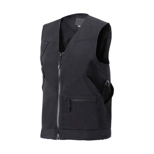 Training Hundeweste - Hundeweste Training, Hundetrainer Kleidung | Seitenverstellbares Button Design Protective Haustentrainer -Tuch für Sport, Angeln, Hundetraining, Jagd, (schwarz) (mittel, groß) von Fmzrbnih