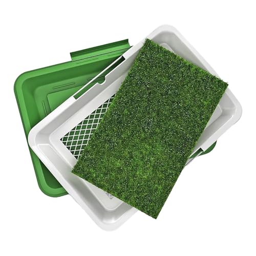 Welpentöpfchen -Grasmatte - Wiederverwendbarer Rasenhund -Pee -Pad, Waschbarer Nicht -Slip -Töpfchen -Trainer | Tragbares Spritzdichtes Drei -Layer -Trainingssystem Mit Tablett Für Kleine Hunde, Welpe Welpentöpfchen -Grasmatte - Wiederverwendbarer Rasenhund -Pee -Pad, Waschbarer Nicht -Slip -Töpfchen -Trainer | Tragbares Spritzdichtes Drei -Layer -Trainingssystem Mit Tablett Für Kleine Hunde, Welpe von Fmzrbnih