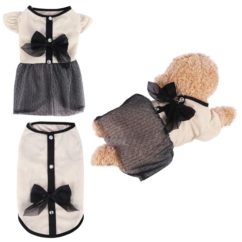 Fnaobai Tutu-Kleid für Hunde, Welpen, Sommer, Schleife, Katze, Vintage, Spitzenrock, Tank-Top, Frühlingskleidung, Outfits für kleine, mittelgroße Hunde und Katzen Fnaobai Tutu-Kleid für Hunde, Welpen, Sommer, Schleife, Katze, Vintage, Spitzenrock, Tank-Top, Frühlingskleidung, Outfits für kleine, mittelgroße Hunde und Katzen von Fnaobai
