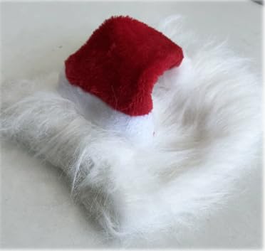 Weihnachtsmütze für Hunde, festliche Haustier-Weihnachtsmannmütze, klassisches Weihnachtskostüm, Löwenmähne für Katze, Hunde, weich, bequem, verstellbare Passform, Urlaubszubehör für Familienfotos von Fnaobai