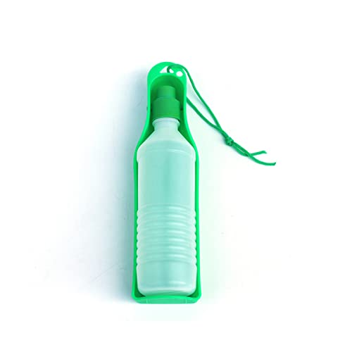 Futternapf katze 250ml / 500ml Haustier Hund Wasserflasche Tragbare Wasserflasche Haustier Outdoor Reise Trinkwasser Fütterungsschüssel faltbar Geneigter futternapf katze ( Color : Green , Size : 250m Futternapf katze 250ml / 500ml Haustier Hund Wasserflasche Tragbare Wasserflasche Haustier Outdoor Reise Trinkwasser Fütterungsschüssel faltbar Geneigter futternapf katze ( Color : Green , Size : 250m von FnnEmg