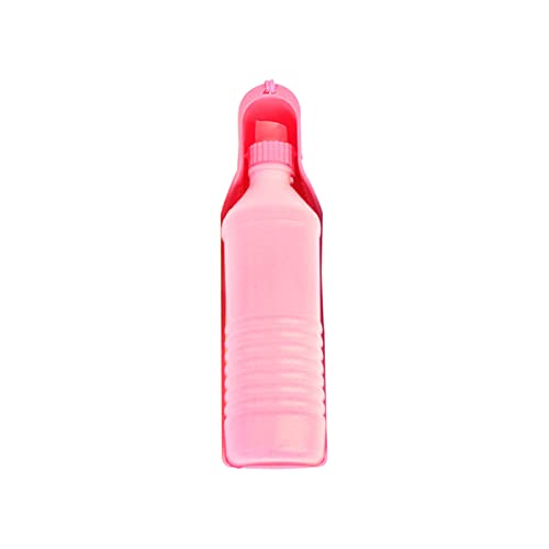 Futternapf katze 250ml / 500ml Haustier Hund Wasserflasche Tragbare Wasserflasche Haustier Outdoor Reise Trinkwasser Fütterungsschüssel faltbar Geneigter futternapf katze ( Color : Pink , Size : 250ml Futternapf katze 250ml / 500ml Haustier Hund Wasserflasche Tragbare Wasserflasche Haustier Outdoor Reise Trinkwasser Fütterungsschüssel faltbar Geneigter futternapf katze ( Color : Pink , Size : 250ml von FnnEmg