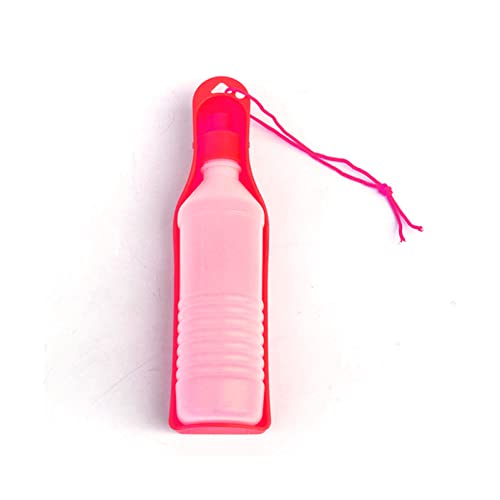 Futternapf katze 250ml / 500ml Haustier Hund Wasserflasche Tragbare Wasserflasche Haustier Outdoor Reise Trinkwasser Fütterungsschüssel faltbar Geneigter futternapf katze ( Color : Red , Size : 500ml Futternapf katze 250ml / 500ml Haustier Hund Wasserflasche Tragbare Wasserflasche Haustier Outdoor Reise Trinkwasser Fütterungsschüssel faltbar Geneigter futternapf katze ( Color : Red , Size : 500ml von FnnEmg