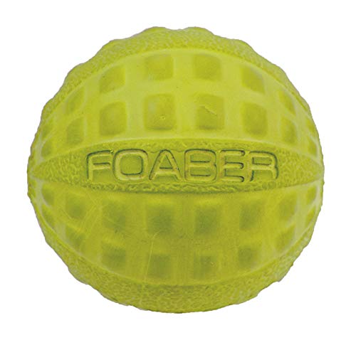 Foaber Schaumstoff und Gummi Hybrid Dog Activity Play Kauen Bounce Ball, klein, grün von Pet Brands