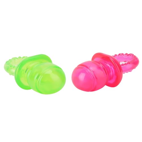 2pcs Haustier Welpe Molar Sauberer Zähne Spielzeug Schnuller Kauen Training Spielzeug für Hundekatze, Klang Im Inneren, Exquisite Verarbeitung, Leuchtende Farben 2pcs Haustier Welpe Molar Sauberer Zähne Spielzeug Schnuller Kauen Training Spielzeug für Hundekatze, Klang Im Inneren, Exquisite Verarbeitung, Leuchtende Farben von Focket