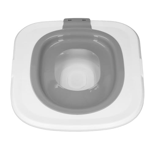 Focket ABS-Katzentoiletten-Trainingsset, Leicht zu Reinigender, Wiederverwendbarer Katzentoilettentrainer, Abnehmbarer Universaltrainer für Haustiere, für Katzen Aller Größen, von Focket