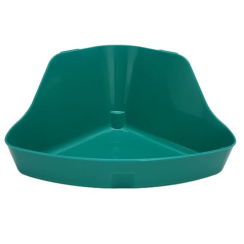 Ecktoilette aus Kunststoff, Fächerform, Tierkäfig, Töpfchentrainer, Kaninchentoilette für Meerschweinchen, Kaninchen, Frettchen, Chinchilla, Hamster, mittelgroß, 25,9 cm breit, 38,1 cm lang Ecktoilette aus Kunststoff, Fächerform, Tierkäfig, Töpfchentrainer, Kaninchentoilette für Meerschweinchen, Kaninchen, Frettchen, Chinchilla, Hamster, mittelgroß, 25,9 cm breit, 38,1 cm lang von Focket