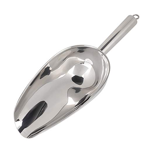 Focket Antirust Edelstahl -Eisnahrungsschaufel Hanging Loop Haustier Candy Coffee Scoop 1PC (24OZ) von Focket