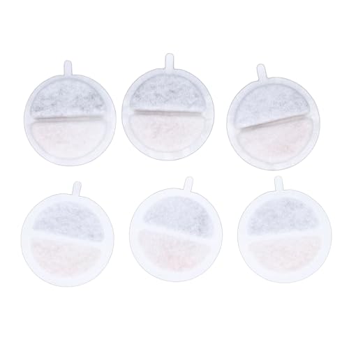 Focket Cat Water Fountain Filter, 6 Stcs Aktivierte Holzkohle -Ionen -Austauschharz Haustier Brunnen Filter Einfacher Ersatz für Haustierwasserspender Focket Cat Water Fountain Filter, 6 Stcs Aktivierte Holzkohle -Ionen -Austauschharz Haustier Brunnen Filter Einfacher Ersatz für Haustierwasserspender von Focket