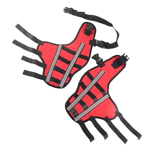 Focket Einstellbare Hundebeinklammer, Reflektierstreifen mit Neoprenmaterial für ACL -CCL -Verletzungen Arthritis Unterstützung (S) von Focket