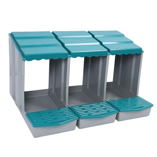 Hühner-Nistkasten, Robuste Nistkästen für Hühner, die Eier Legen, Wegrollbarer Hühner-Legekasten für Hühnerstall Zum Schutz von Eiern, Hühnern, Enten, Einfache Eiersammlung (3 Hühner-Nistkasten, Robuste Nistkästen für Hühner, die Eier Legen, Wegrollbarer Hühner-Legekasten für Hühnerstall Zum Schutz von Eiern, Hühnern, Enten, Einfache Eiersammlung (3 von Focket