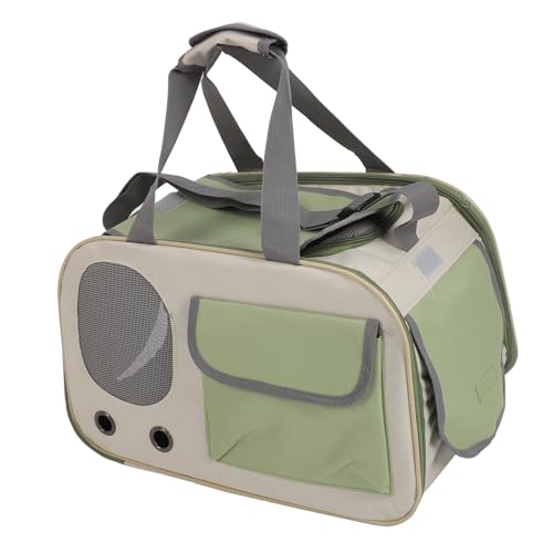 Faltbarer Hunde-Reiseträger, 17,72 X 10,24 X 11,02 Zoll, Tragbare Haustiertasche mit Verstellbarem Riemen, Oxford-Stoff-Stahldrahtrahmen, Hundeträger für Katzen, Hunde und Andere Faltbarer Hunde-Reiseträger, 17,72 X 10,24 X 11,02 Zoll, Tragbare Haustiertasche mit Verstellbarem Riemen, Oxford-Stoff-Stahldrahtrahmen, Hundeträger für Katzen, Hunde und Andere von Fockety