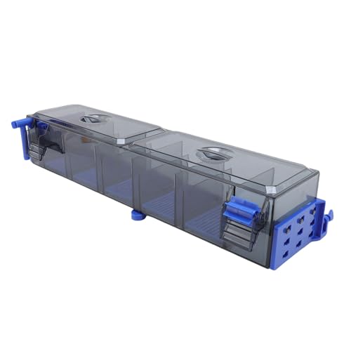 Fockety Aquariumfilter, Doppel -Suspensions -Design Wasserfall -Biofiltrationssystem Wandmontierter Fischtankfilter mit Einstellbarem Fluss für Verschiedene Aquariengrößen (EU-Stecker 220V) von Fockety