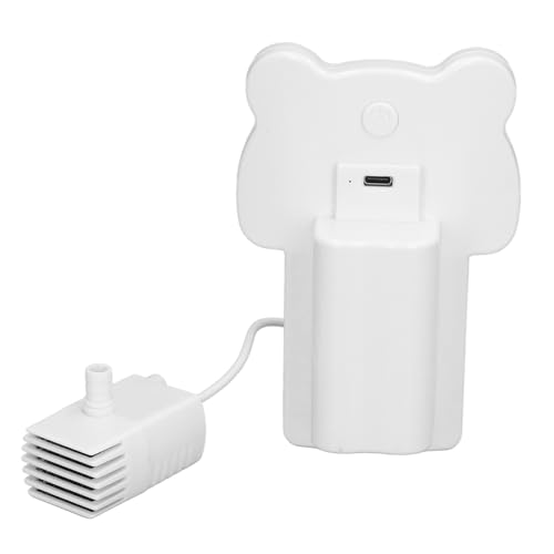 Fockety Automatische Katzenbrunnenpumpe, USB Bürstenlose Leise Abehmbare Automatische Wasernapfpumpe für Hunde, Hundewasserpenderpumpe MIT 3.7 V 200mah Batterie, 4 Saugnäpfe Fockety Automatische Katzenbrunnenpumpe, USB Bürstenlose Leise Abehmbare Automatische Wasernapfpumpe für Hunde, Hundewasserpenderpumpe MIT 3.7 V 200mah Batterie, 4 Saugnäpfe von Fockety