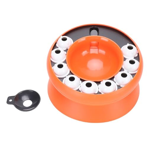 Fockety Cat Puzzle Game Gewichtsverlust Schüssel, Interaktive Slow Feeder Cat Bowl, Plastik -Puzzlespielzeug mit Verborgenen Lebensmittelfächern und Schieberabdeckungen für Gesunde von Fockety