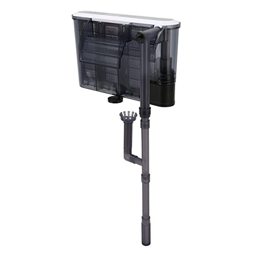 Fockety Externer Aquarium-Hängefilter, Verlängerungsrohr für Aquarium-Hängefilter, Einstellbarer Aquarium-Wasserdurchfluss Innerhalb von 100 cm (EU-Stecker 220 V) von Fockety