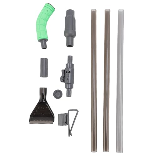 Fockety Fischtank Siphon Reiniger, Multifunktionales Aquarium-Wasserwechsler Ergonomisches Design Aquariumkiesreiniger mit Trümmern für 50-90 cm Fischtanks von Fockety