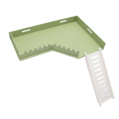 Fockety Hamster-Plattform mit Leiter, Tier-Stehplattform mit Kletterleiter, Hamster-Kletterspielzeug, Hamster-Spielplatz-Plattform für Chinchilla, Rennmaus, Meerschweinchen, Zwerghamster Fockety Hamster-Plattform mit Leiter, Tier-Stehplattform mit Kletterleiter, Hamster-Kletterspielzeug, Hamster-Spielplatz-Plattform für Chinchilla, Rennmaus, Meerschweinchen, Zwerghamster von Fockety
