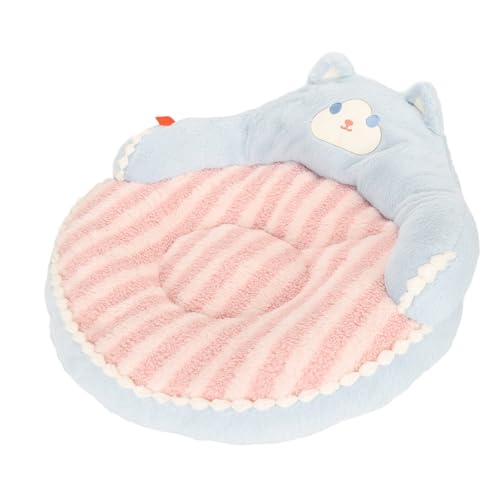 Fockety Hundebett, Verdicktes, Rundes Mehrzweck-Katzenbett, Weich, für den Innenbereich für Schlafzimmer Fockety Hundebett, Verdicktes, Rundes Mehrzweck-Katzenbett, Weich, für den Innenbereich für Schlafzimmer von Fockety