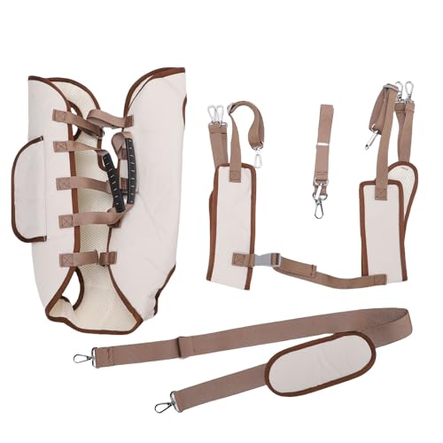 Fockety Hundeliftgurt, Ganzkörperhundschlinge mit Griff, Leinen- und Schultergurten, Verstellbare Atmungsbeinstütze für Alte, Gelenkverletzungen, Arthritis, Lähmungshunde Walk (XL) von Fockety