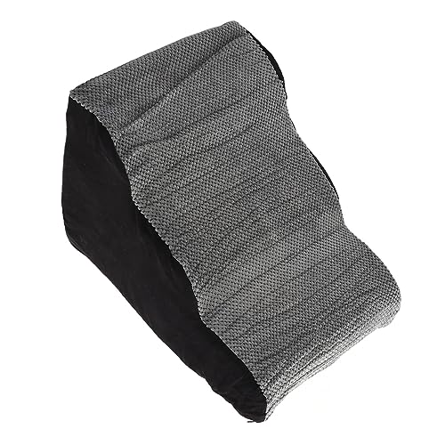 Fockety Hundetreppe für Kleine Hunde, rutschfeste, Stabile Haustiertreppe, Mehrstufig, Wellenförmel, Hunderampe für Klei (Kleine 3 -stufige Hangtreppe) von Fockety