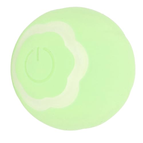 Fockety Interaktives Katzenspielzeug Ball, automatisierte rollende 360 Grad drehende USB aufladende Katze Ball 2 Modi Selbstvermeidung bissfestes Plastik Katzenspielzeug mit LED Lichtern von Fockety