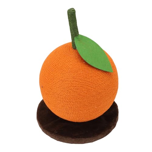 Fockety Katzenkratzerspielzeug, Niedliche Orange Form Katzenkratzer mit Glatten Kanten, Dekoratives Haustier -Übungsspielzeug für Wohnzimmer Im Innenbereich, Schlafzimmer Fockety Katzenkratzerspielzeug, Niedliche Orange Form Katzenkratzer mit Glatten Kanten, Dekoratives Haustier -Übungsspielzeug für Wohnzimmer Im Innenbereich, Schlafzimmer von Fockety