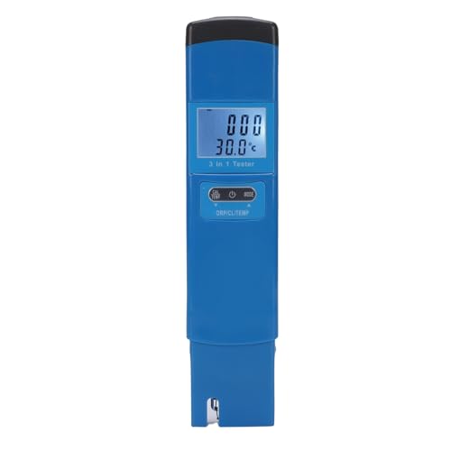 Fockety ORP Cl Temp Tester Set, präzises, schnelles ORP Messgerät mit hintergrundbeleuchtetem Display, 150 ml, tragbarer digitaler Wasserqualitätstester für Hydrokultur, Aquarien Fockety ORP Cl Temp Tester Set, präzises, schnelles ORP Messgerät mit hintergrundbeleuchtetem Display, 150 ml, tragbarer digitaler Wasserqualitätstester für Hydrokultur, Aquarien von Fockety