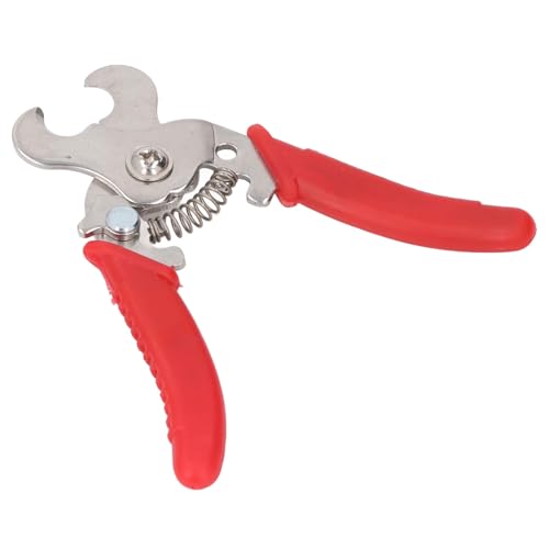 Fockety Ohrmarkenentferner, Stabiler Edelstahl ABS-Kunststoff 13,4 cm Ohrmarkenentferner für Vieh Rutschfester Griff federleichtes Design Ohrmarkenentfernerzange zu verwenden von Fockety