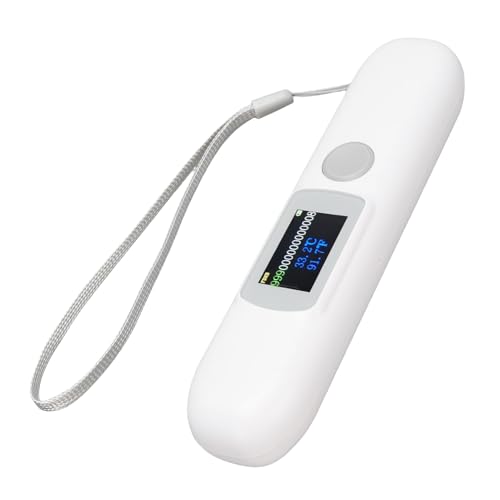 Fockety PET Microchip Scanner, Bluetooth PET Microchip Reader mit 1.14in TFT -Display, Wiederaufladbare Microchip -Tag -Leser für Hunde & Cat, Unterstützt FDXB (ISO 11784/11785) von Fockety